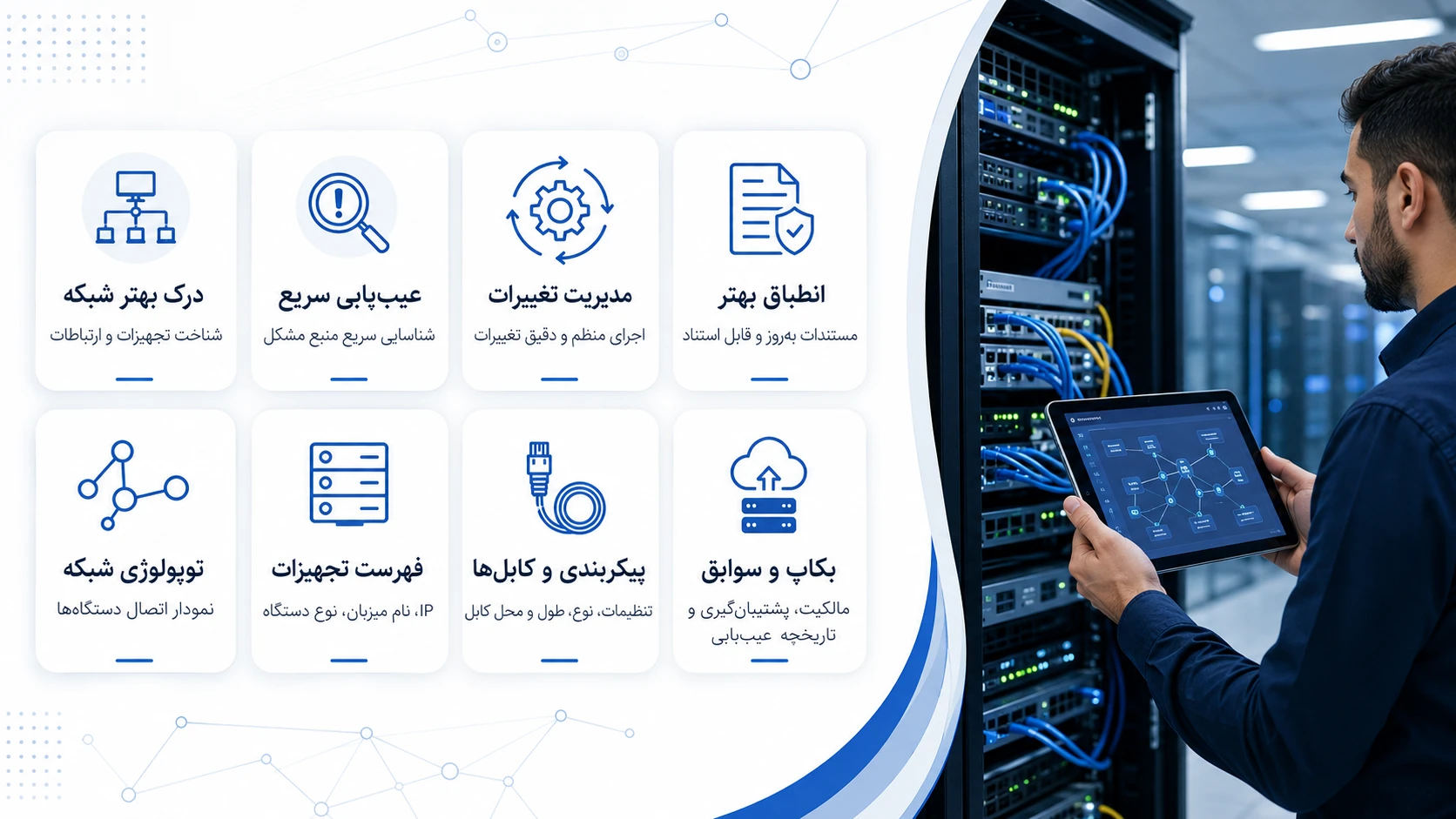 نقشه کابل کشی شبکه