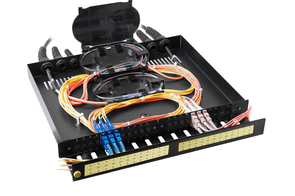 ظرفیت پچ پنل فیبر نوری